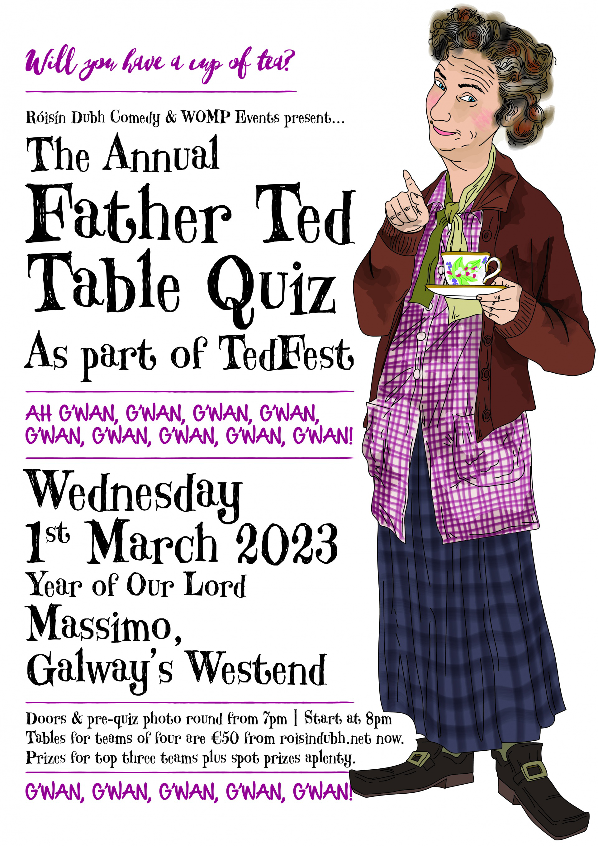 Father Ted Table Quiz